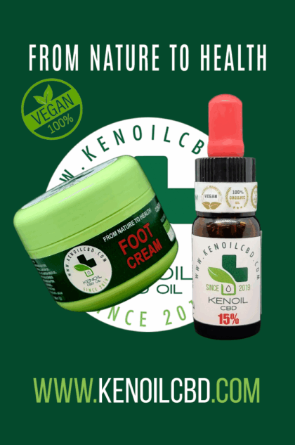 Kenoil Hennep Voetcrème 30ml + 15% Premium Hennepolie