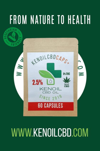 KenoCaps+ 2,5% Hennepolie 60 stuks
