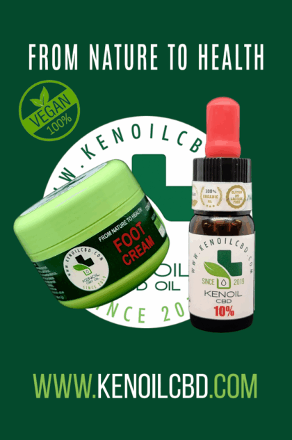 Kenoil Hennep Voetcrème 30ml + 10% Premium Hennepolie
