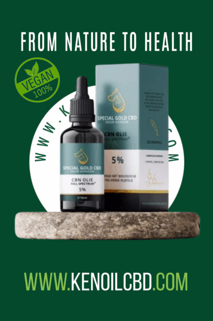 5% extract full spectrum CBN olie voor huisdieren