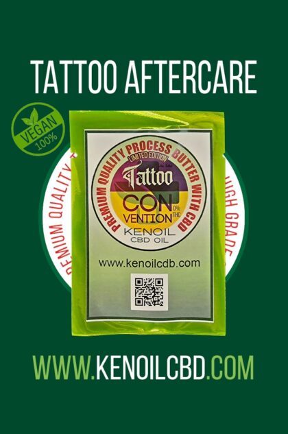 TattooTattaa Limited Edition Kenoil CBD Hennep Tattoo Process Butter 3g