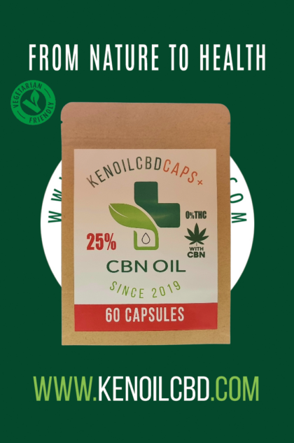 KenoCaps+ CBN 25% 60 stuks