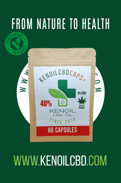 KenoCaps+ 40% Hennepolie 60 stuks