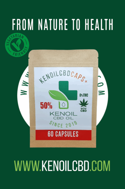 KenoCaps+ 50% Hennepolie 60 stuks