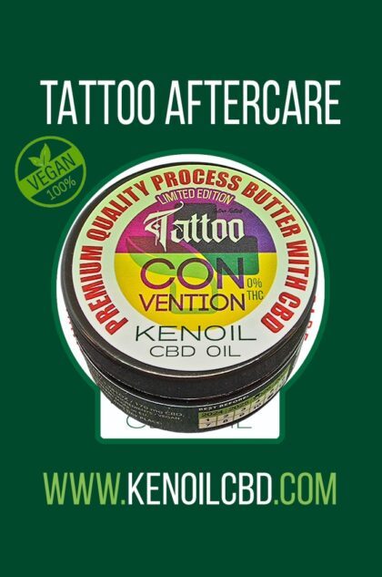 TattooTattaa Limited Edition Kenoil CBD Hennep Tattoo Process Butter 100ml